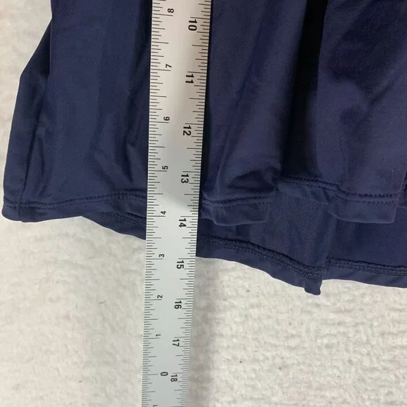 Anne Cole Rock Banded‎ Swim Skirt Women's Plus 22W Navy Blue Nylon Stretch S9434 - Picture 6 of 9